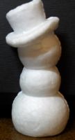 Styropor sneeuwpop 12 cm